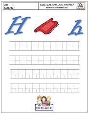 ı harfi çizgi çalışması